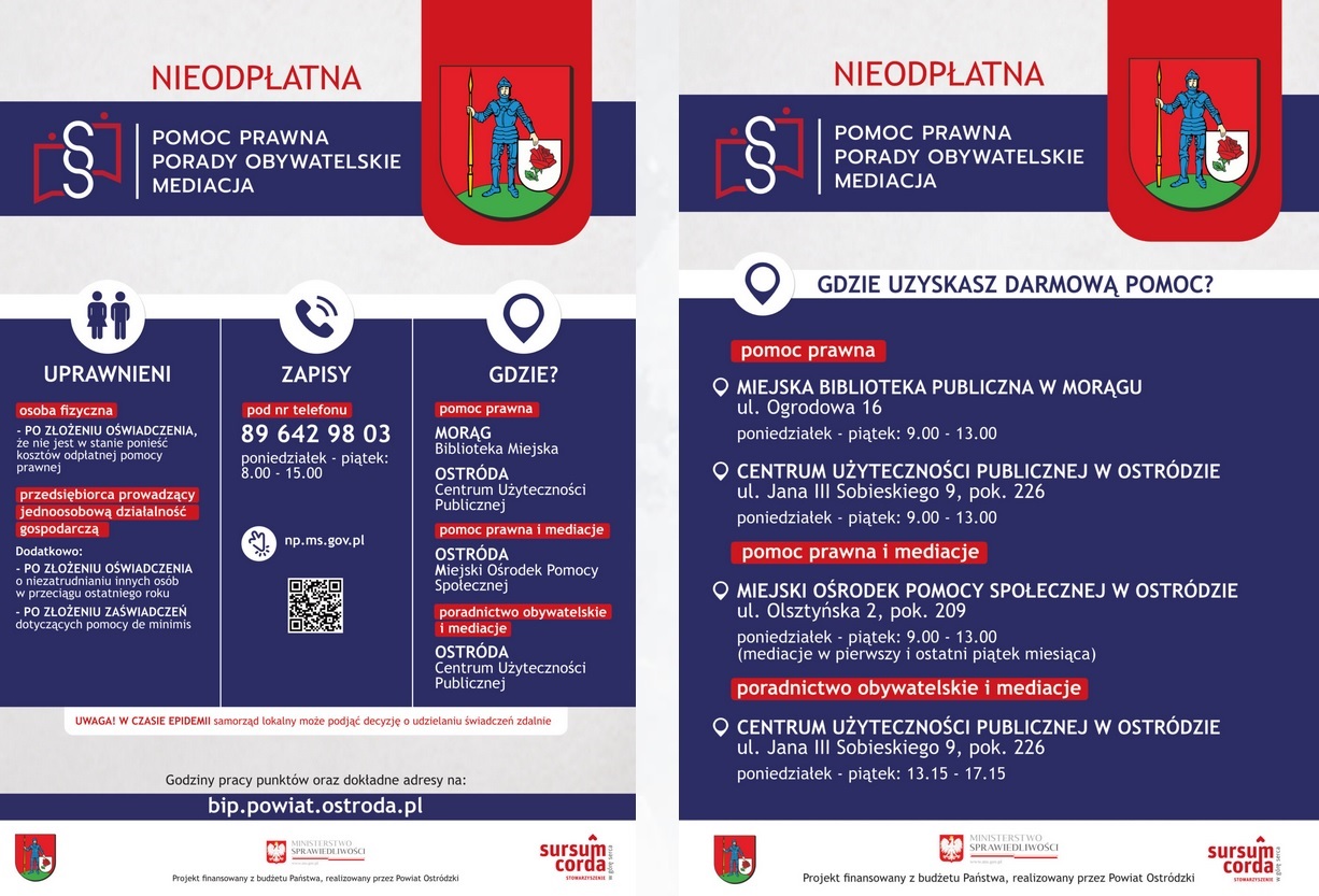 Nieodpłatna pomoc