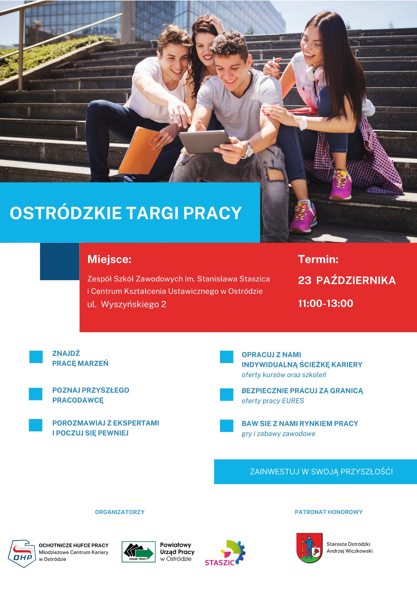 Zdjęcie artykułu OSTRÓDZKIE TARGI PRACY JUŻ 23 PAŹDZIERNIKA