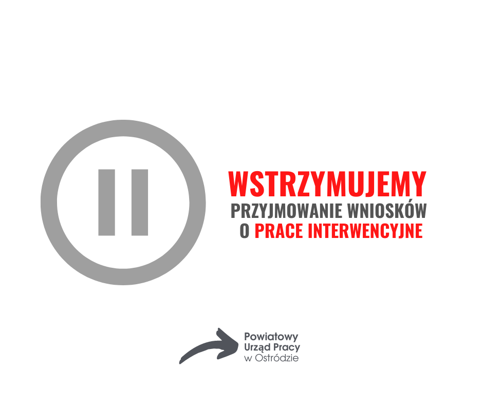 Wstrzymanie prace interwencyjne