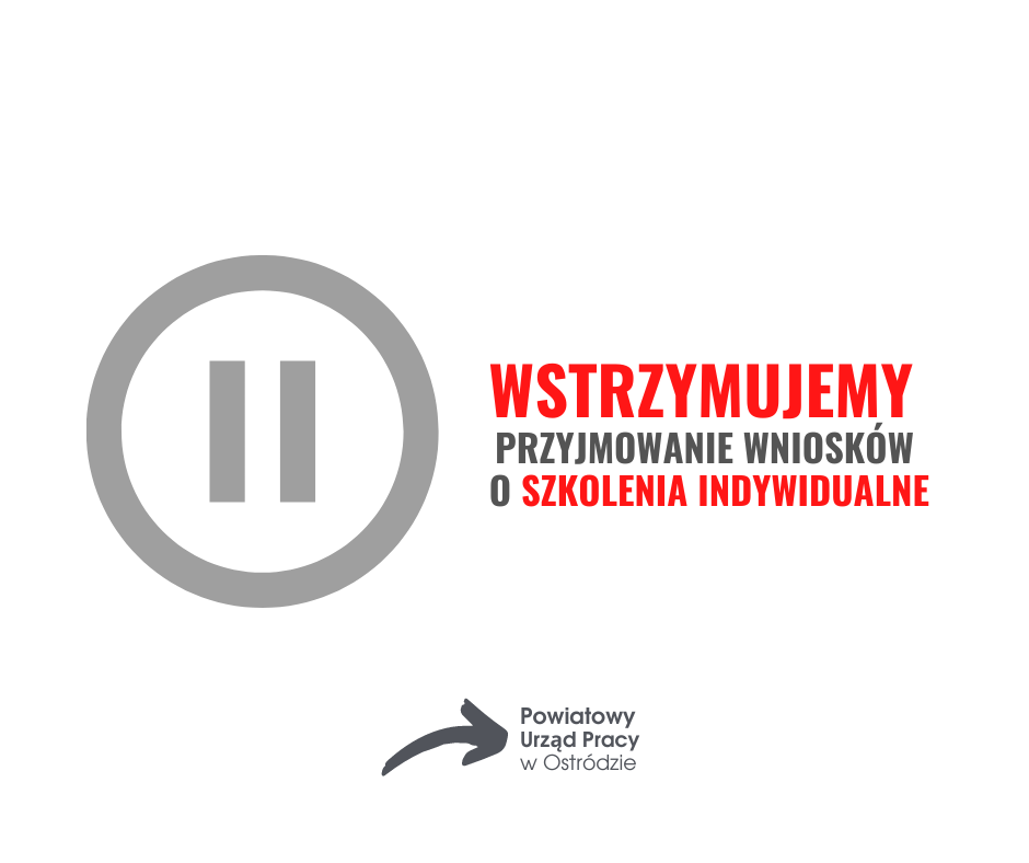 wstrzymanie - szkolenia