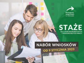 Zdjęcie artykułu ROZPOCZĄŁ SIĘ NABÓR WNIOSKÓW O ORGANIZACJĘ STAŻU